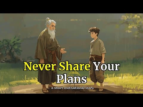 Why Your Dreams Die When You Speak Them | The Power of Silence | A Life-Changing Story thumbnail
