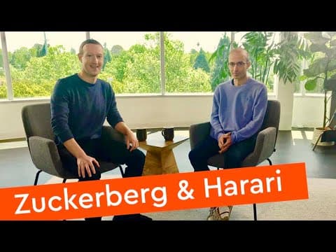 What Did Mark Zuckerberg and Yuval Harari Discuss About Technology's Impact? thumbnail