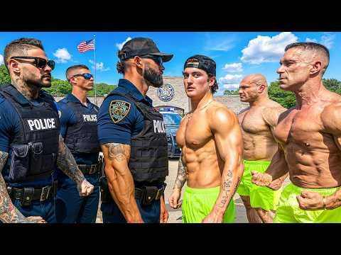 Cops vs. Bodybuilders - (Who's Stronger?) thumbnail