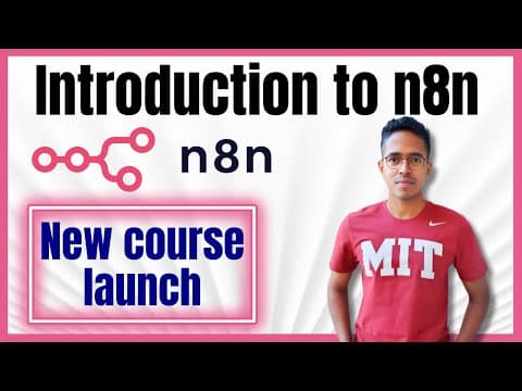 Introduction to n8n | New course launch | Learn to build AI agents and AI workflows thumbnail