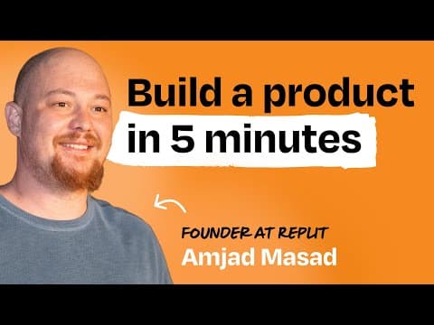 Behind the product: Replit | Amjad Masad (co-founder and CEO) thumbnail