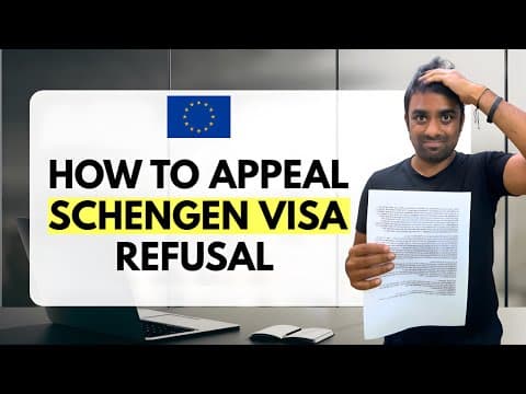 Schengen Visa Rejected? Here’s How to Write a Winning Appeal Letter thumbnail