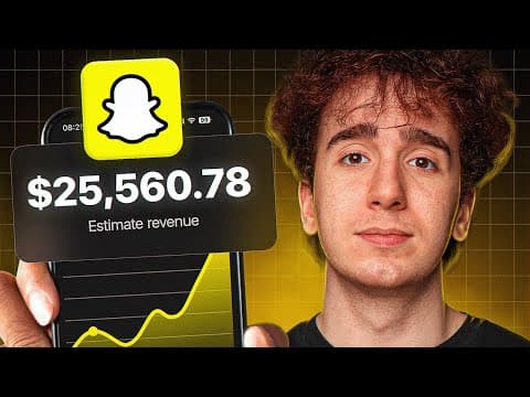 How to Make Money with Snapchat (with PROOF) thumbnail