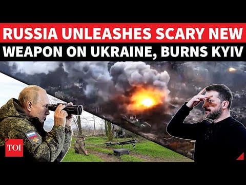 Nowhere To Hide For Zelensky? Russia Unleashes New, Deadlier Aerial War Over Ukraine | GERAN-5 DRONE thumbnail