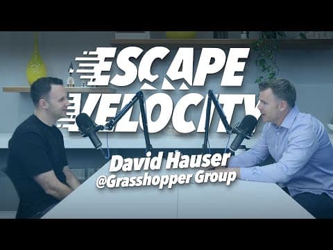 Integrate Core Values Into a SaaS Business with David @ Grasshopper.com - Escape Velocity Show #5 thumbnail