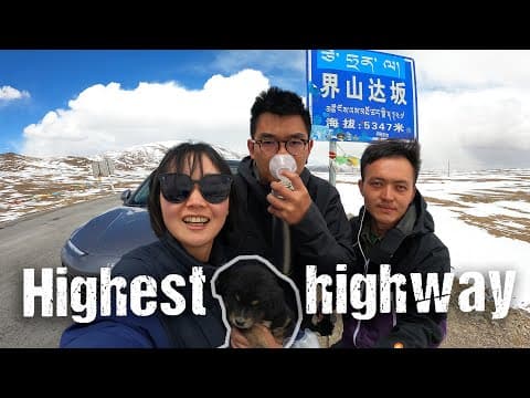 Found a HOMELESS DOG on CRAZY ride to XINJIANG (Snowstorm on China's highest road)| S2, EP39 thumbnail