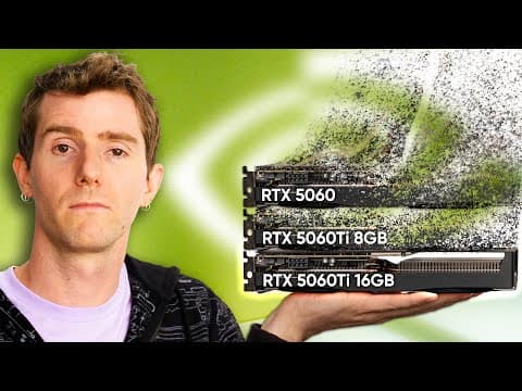 I Can’t Review GPUs that Don’t Exist... RTX 5060 and 5060 Ti thumbnail