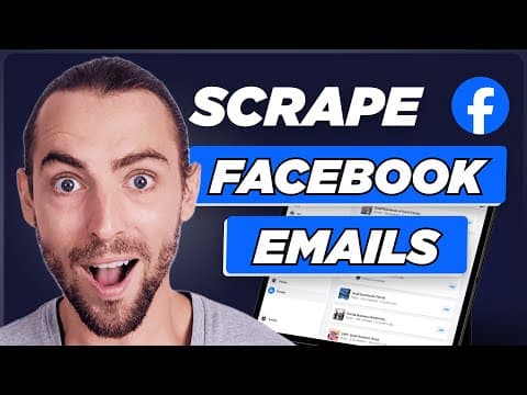 How To Scrape Emails AND Leads From Facebook In 9 Minutes (Seriously) thumbnail