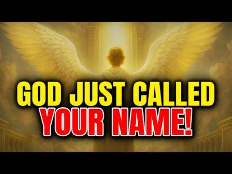 Chosen Ones: God Spoke YOUR Name Out Loud In Heaven Today! 🔥👁️ thumbnail