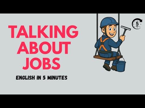 English in 5 Minutes: Talk About Your Job Like a Native! | Daily English Podcast for Learners! thumbnail