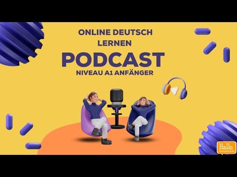 Deutsch lernen A1.1 durch Hören und Nachsprechen | #podcast  Lektion 2 thumbnail