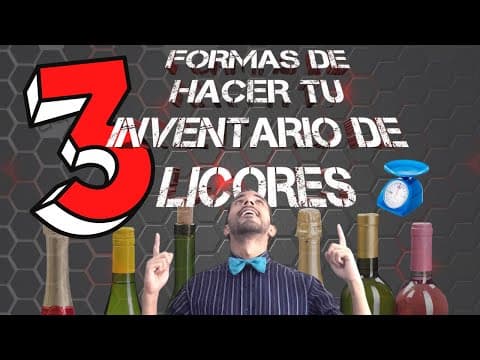 💻COMO hacer INVENTARIO de LICORES y BEBIDAS 💡 | MASTERCLASS thumbnail