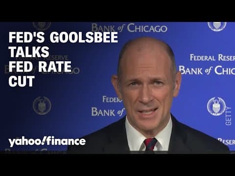 Fed's Goolsbee says he has a higher threshold for a December rate cut thumbnail