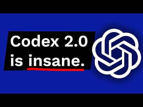 OpenAI just destroyed AI coding… Codex 2.0 thumbnail