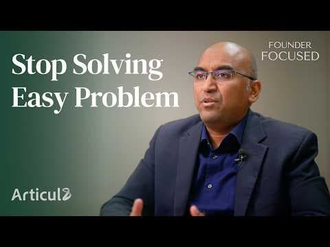 What Young Founders Get Wrong About Startups | Articul8, Arun Subramaniyan thumbnail