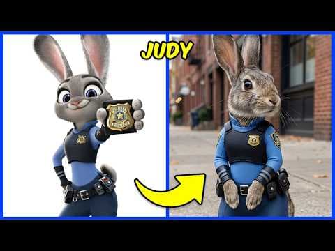 How Zootopia 2 Characters Look In Real Life 🦊 + Guess Zootopia 2 Characters by Their Voice 🔊😍🐰 thumbnail