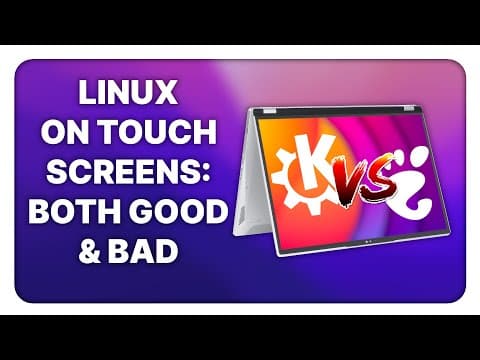 Linux on touchscreens: KDE wins! (+Tuxedo InfinityFlex 14) thumbnail