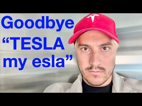 I Sold 100% of my Tesla Stock today thumbnail