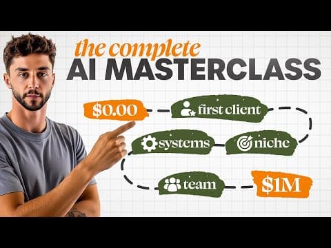 The Ultimate AI Agency Masterclass (6+ HOUR FREE COURSE) thumbnail