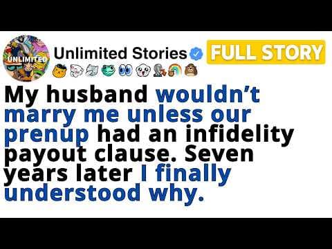 My husband wouldn’t marry me unless our prenup had an infidelity payout clause. [FULL STORY] thumbnail