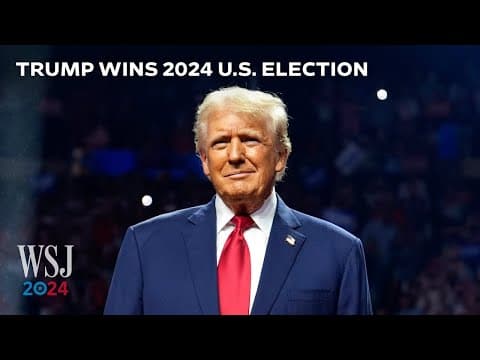 How Trump Defeated Harris for President: Key Election Campaign Moments | WSJ thumbnail