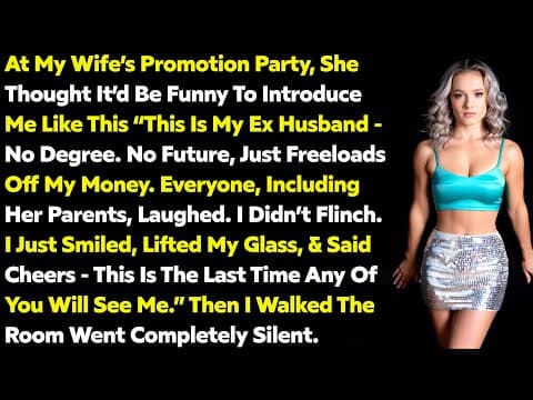 Wife Planned to Dump Him When Mark Came Back — His Response Was Devastating. Epic Revenge Story. thumbnail