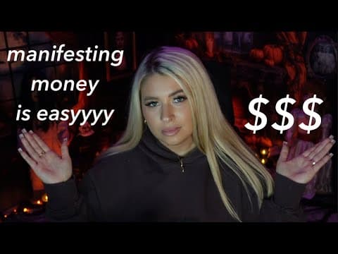 manifesting money is so EASY! How to shift your identity and become a rich person! thumbnail