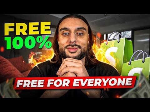 The Only Shopify Dropshipping Course You Will Ever Need (FREE FOR EVERYONE) thumbnail