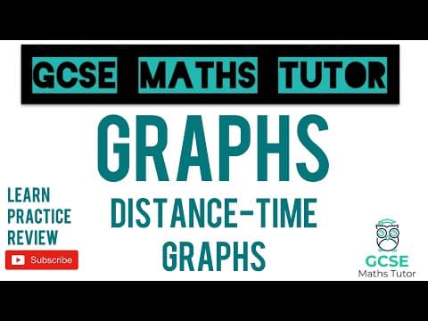 Distance-Time Graphs (Travel Graphs) | Grade 5+ Crossover | GCSE Maths Tutor thumbnail