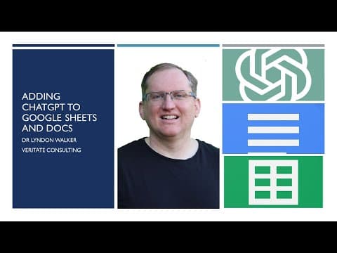 Adding ChatGPT to Google Sheets & Google Docs thumbnail