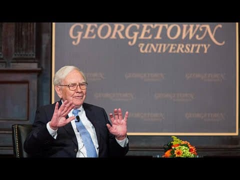 Warren Buffett | Lecture | Georgetown University | September 19, 2013 thumbnail