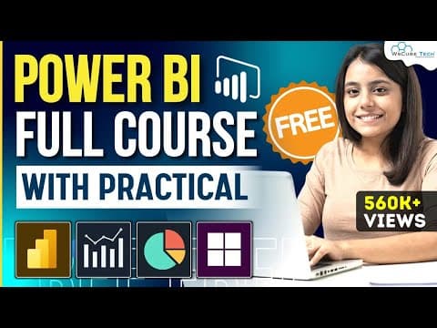 Power BI Full Course for FREE with Practical Projects [3 Hours] | Power BI Tutorial 2024 🔥🤩 thumbnail