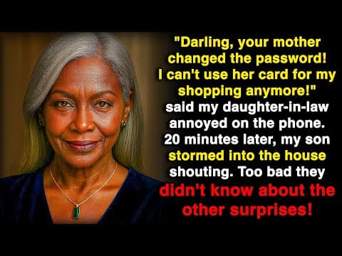 Darling, your mom changed the password! I can’t use her card anymore! My daughter-in-law was mad! thumbnail