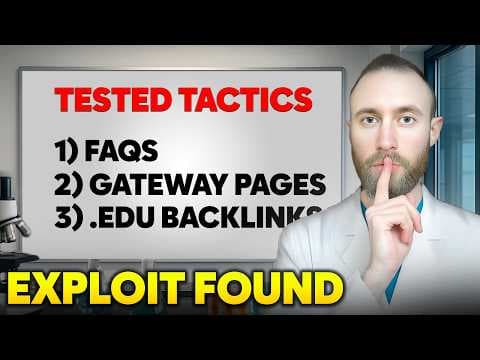 FAQ Hacks, Gateway Pages & .EDU Backlinks: SEO Experiments That Worked thumbnail