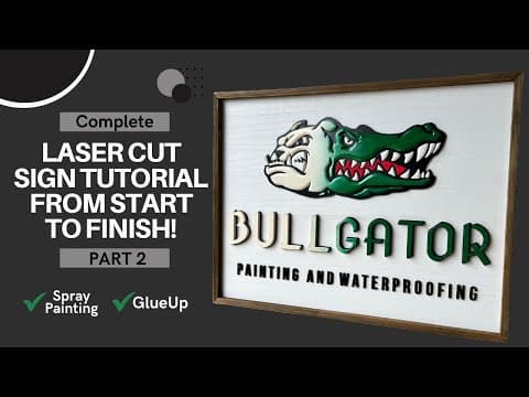 How To: Laser Cut Signs Part 2 thumbnail