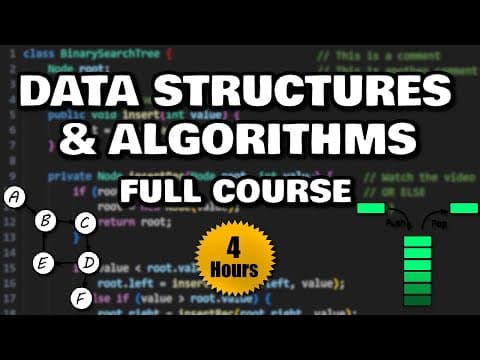 Data Structures and Algorithms Full Course 📈 thumbnail