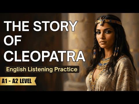 How Did Cleopatra Fight to Keep Egypt Independent? | Simple English Listening Practice thumbnail