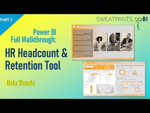 Full-Length Power BI Report Build:  HR Headcount Tool (Part 3 - Visualizing the Data) thumbnail