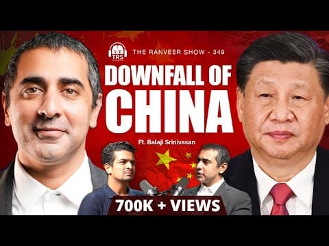 US, India & China - Balaji Srinivasan Decodes The Geopolitical Dynamics | The Ranveer Show 349 thumbnail