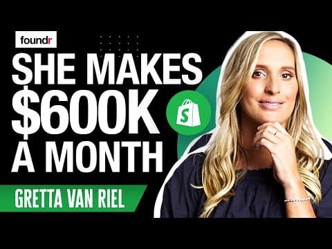 From $0 to $600K per month Selling Tea at 22 Years Old | Gretta Van Riel's Ecommerce Story thumbnail