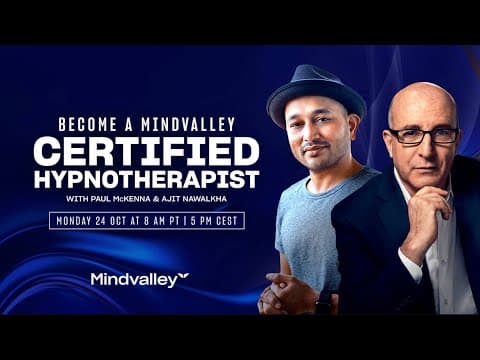 🔴 LIVE | Become a Mindvalley certified Hypnotherapy coach | Live webinar with Paul McKenna thumbnail