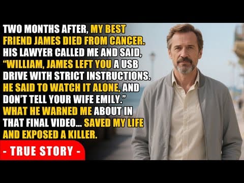 Two months after my best friend died, his lawyer gave me a usb drive: James said your wife and..." thumbnail