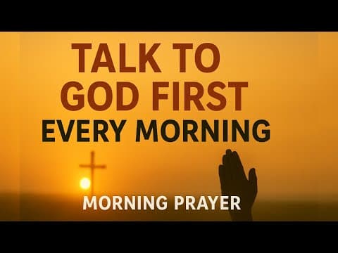 Trust God More and Worry Less 🙏 Blessed Morning Prayer to Start Your Day in Peace & Faith thumbnail