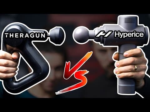 THERAGUN VS HYPERVOLT 2023 - The Best Massage Gun Review! thumbnail