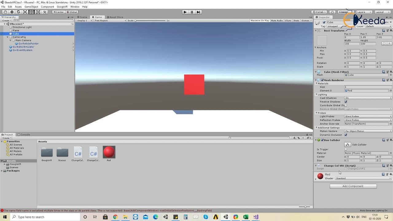 YouTube video player