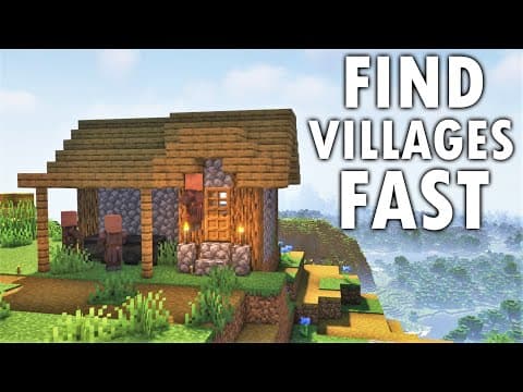 How to Quickly Find Villages in Minecraft thumbnail