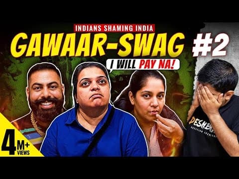 From Arrests To Creating Ruckus | Gawaar-Swag Killing India's Image Abroad | Pt. 2 | Akash Banerjee thumbnail