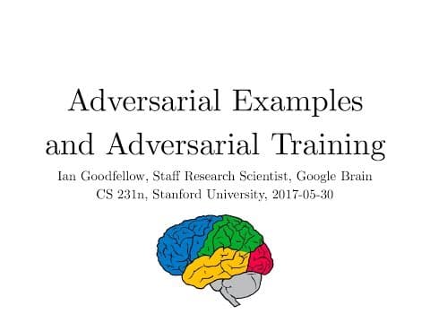 Lecture 16 | Adversarial Examples and Adversarial Training thumbnail