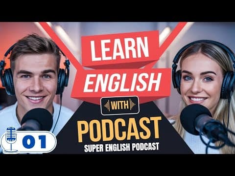 Super English Podcast | Speak Fluent English Fast! 🎧✅ Practice with Native Speakers 🚀| Podcast 01 thumbnail