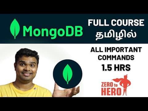 MongoDB Tutorial for beginners in Tamil 2025 | Full Course for Beginners | @Balachandra_in thumbnail
